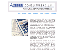 Tablet Screenshot of aherse.com
